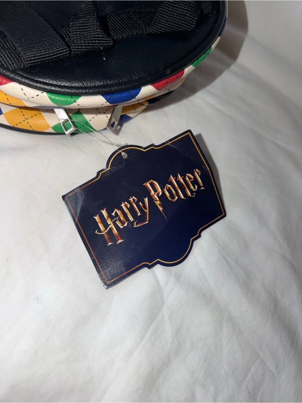 Hogwarts Patch Mini Backpack - Blue Multicolor